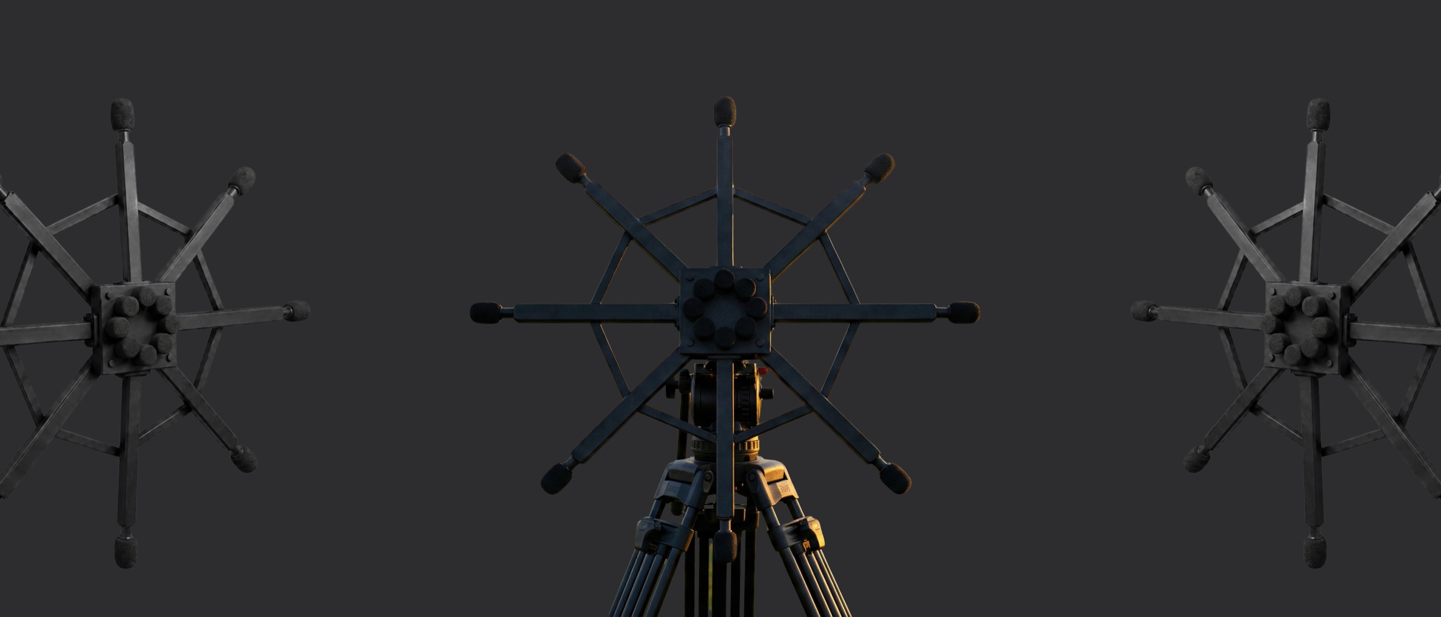 Oscura-120 acoustic array on a tripod